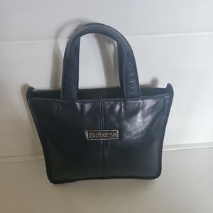 Vintage Burberry leather bag